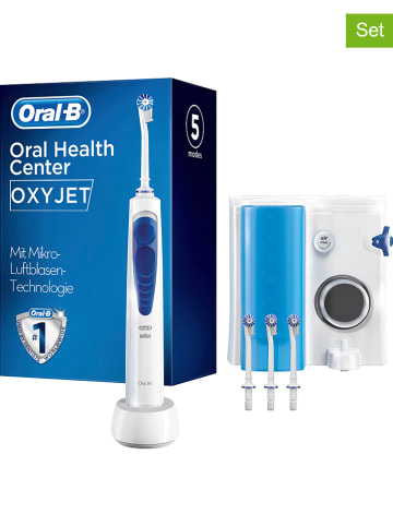 Oral-B 5-delige set: "Oral-B OxyJet" wit/blauw