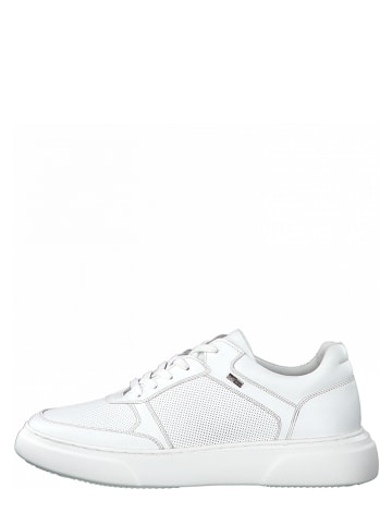 S.Oliver Skórzane sneakersy w kolorze białym