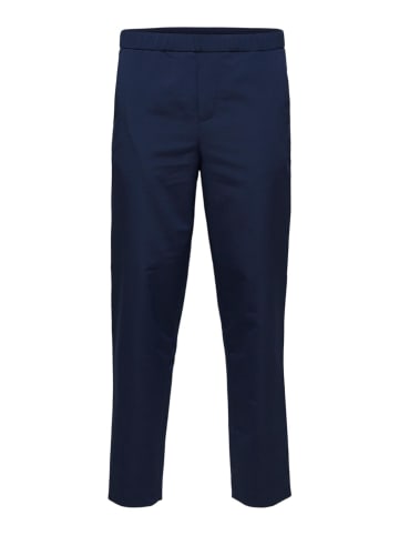 SELECTED HOMME Chinobroek "Fave" donkerblauw