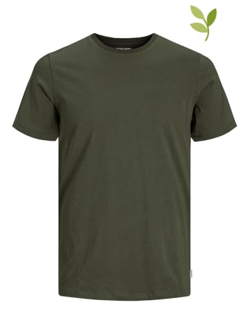 Jack & Jones Koszulka "Organic Basic" w kolorze khaki