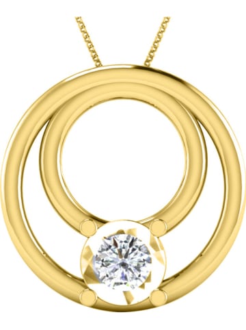Vittoria Jewels Gouden hanger met diamant