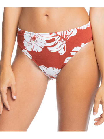 Roxy Figi bikini  "Garden Trip" w kolorze rdzawoczerwono-białym