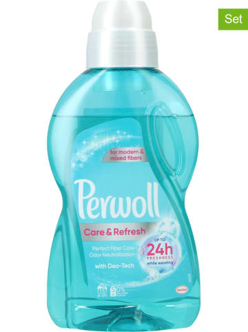 Perwoll 4er-Set: Flüssigwaschmittel "Care & Refresh", 4x 900 ml