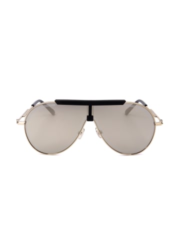 Jimmy Choo Męskie okulary przeciwsłoneczne w kolorze złoto-szarym
