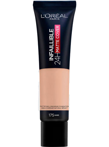 L'Oréal Paris Foundation "Infaillible 24H Matte Cover - 175 Sand", 30 ml