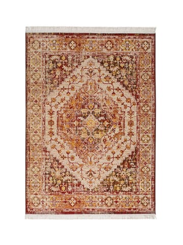 Atticgo Laagpolig tapijt "Caucas" rood/beige/meerkleurig