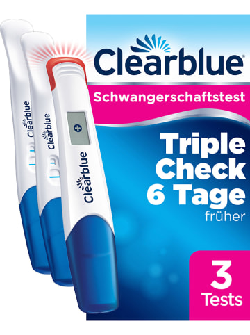 Clearblue Schwangerschaftstests "Triple Check - Ultra früh" - 3 Stück