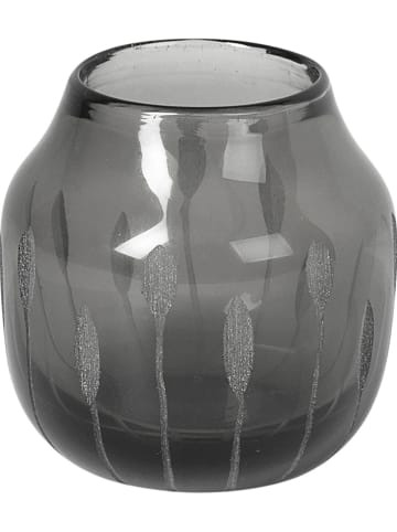 Broste Copenhagen Vase "Shape" in Grau - (H)10,5 x Ø 10,5 cm