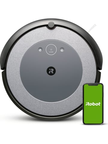 IRobot Saugroboter "Roomba i3156" in Grau/ Schwarz