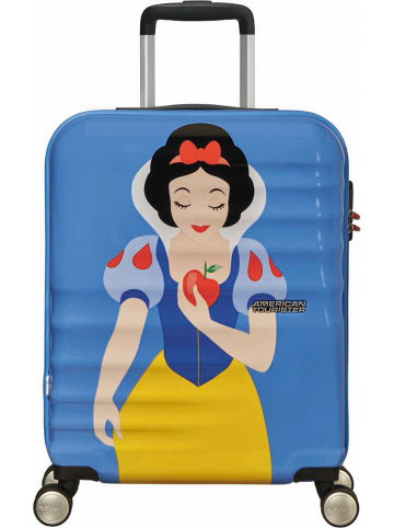 American Tourister Hardcase-trolley "Snow White" blauw - (B)40 x (H)55 x (D)20 cm