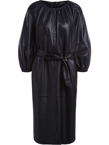 Set Skórzana sukienka w kolorze czarnym