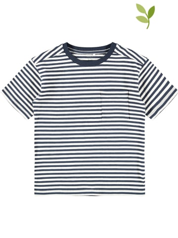 Name it Shirt "Louis" donkerblauw/wit