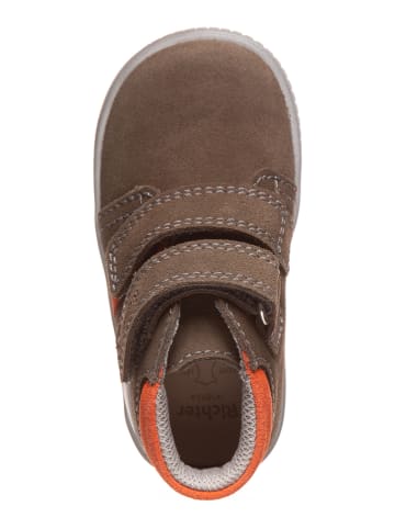 Richter Shoes Leder-Sneakers in Taupe