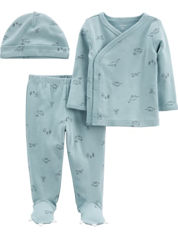 Carter's 3-delige outfit lichtblauw
