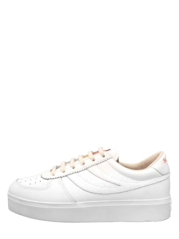 Superga Leder-Sneakers "Comfleau" in Weiß