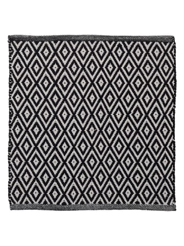 Sealskin Badmat zwart/wit - (L)60 x (B)60 cm