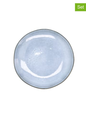 DUKA 2-delige set: borden blauw - Ø 21,4 cm