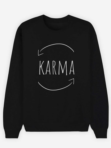WOOOP Sweatshirt "Karma" zwart