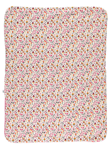 Lamino Kocyk w kolorze różowym ze wzorem - 100 x 75 cm