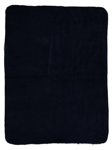 Lamino Babydeken donkerblauw/meerkleurig - (L)100 x (B)75 cm
