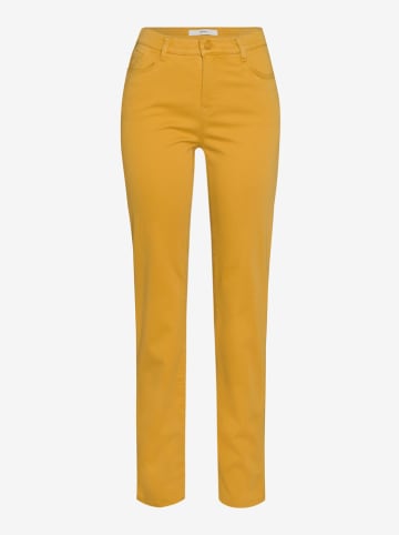 BRAX Spodnie "Mary" w kolorze żółtym