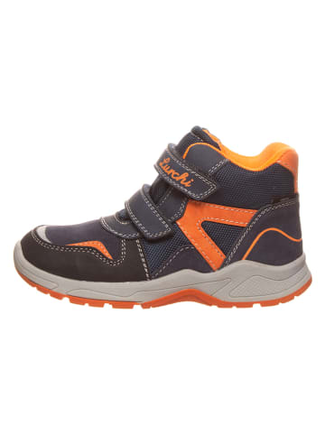 Lurchi Boots "Christian" donkerblauw/oranje