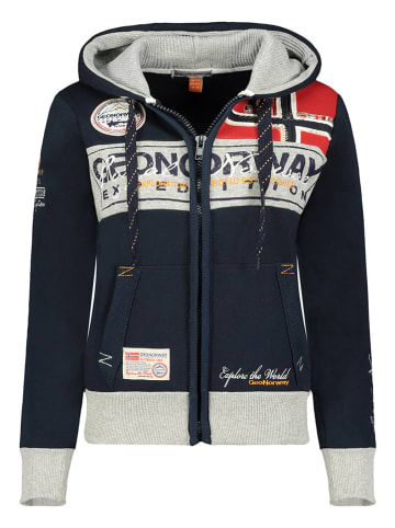 Geographical Norway Sweatvest "Flyer" donkerblauw
