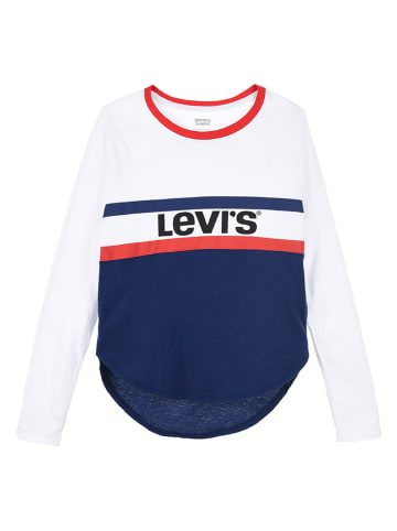 Levi's Kids Koszulka w kolorze biało-granatowym