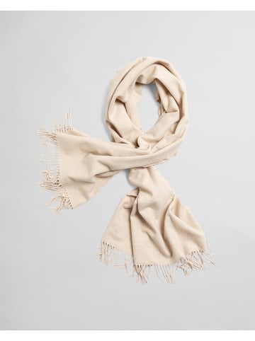 Gant Wollen sjaal zandkleurig - (L)180 x (B)70 cm