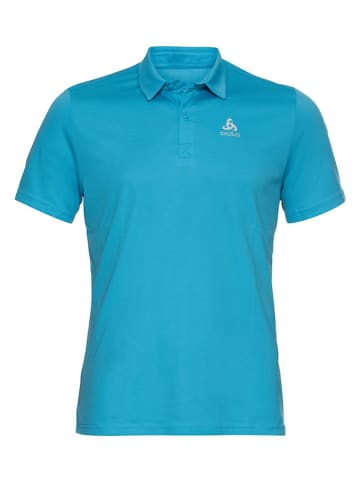 Odlo Funkcyjna koszulka polo "Cardada" w kolorze niebieskim