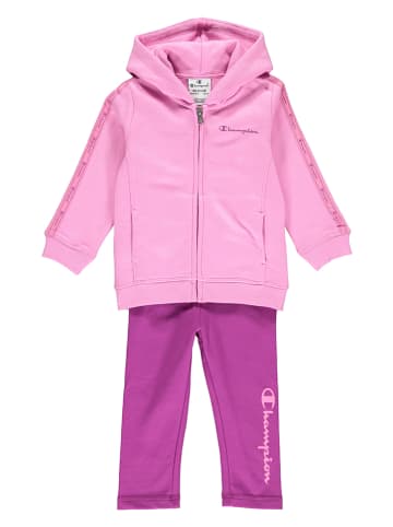 Champion 2tlg. Outfit in Rosa/ Violett