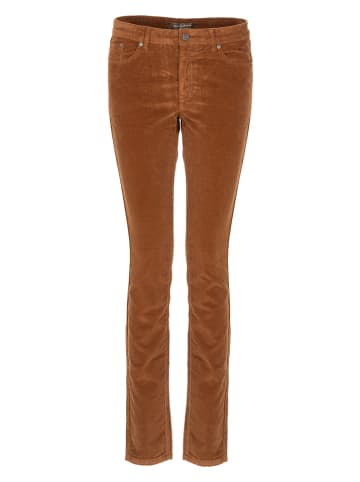Nickjean Spodnie sztruksowe w kolorze brązowym