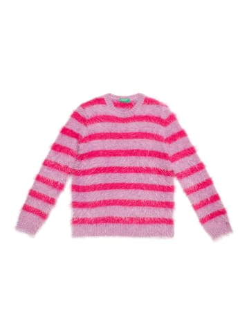 Benetton Pullover in Pink/ Rosa