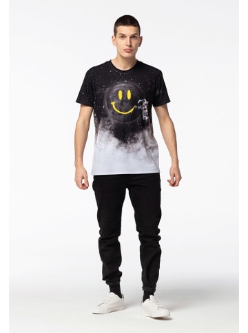 Mr GUGU & MISS GO T-shirt w kolorze biało-czarnym ze wzorem