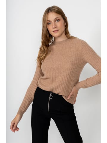 Perfect Cashmere Kaszmirowy sweter "Kylie" w kolorze beżowym