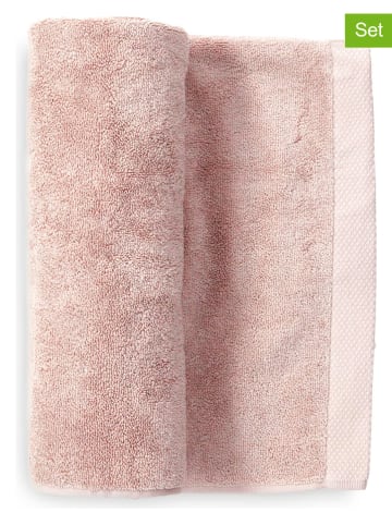 Heckett Lane Ręczniki kąpielowe (2 szt.) w kolorze jasnoróżowym