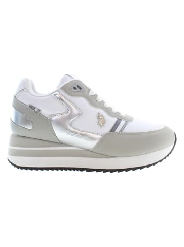U.S. Polo Assn. Sneakersy "Sylvi" w kolorze biało-szarym