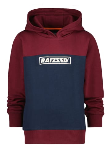 RAIZZED® Sweatshirt "Naxos" bordeaux/donkerblauw
