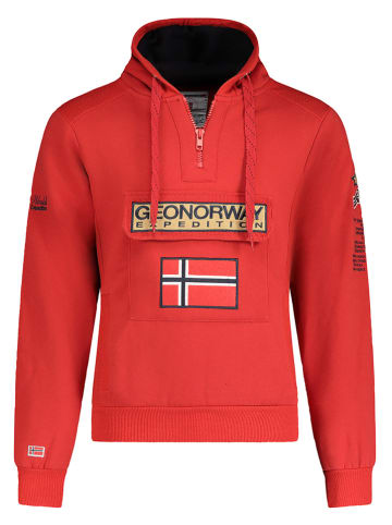 Geographical Norway Hoodie "Gymclass" rood