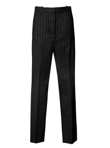 Pinko Spodnie w kolorze ciemnoszarym ze wzorem