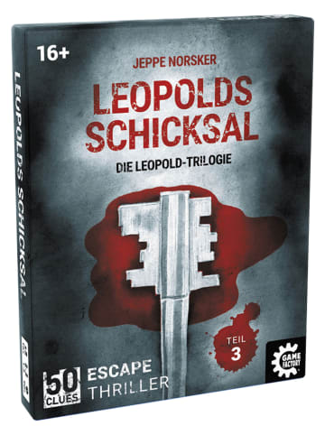 Game Factory Thriller-Spiel "50 Clues - Leopolds Schicksal" - ab 16 Jahren