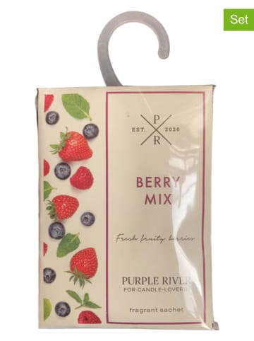 Purple River 2-delige set: geursachets "Berry Mix" - 2x 18 g