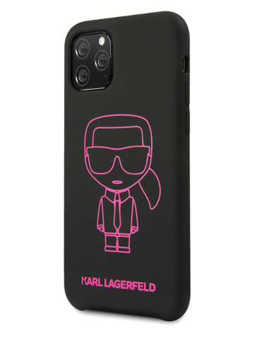 Karl Lagerfeld Case "Stack" für iPhone 11 Pro in Schwarz