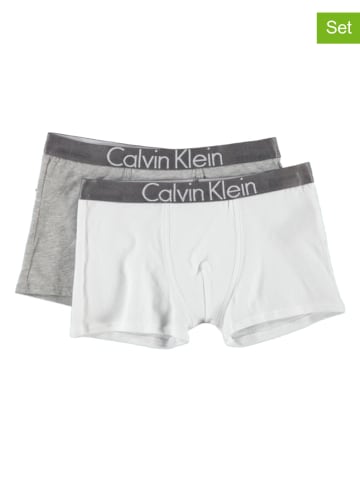 Calvin Klein 2-delige set: boxershorts grijs/wit