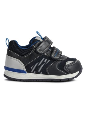 Geox Sneakers zwart/blauw