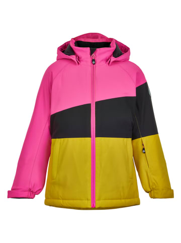 Color Kids Ski-/snowboardjas roze/geel