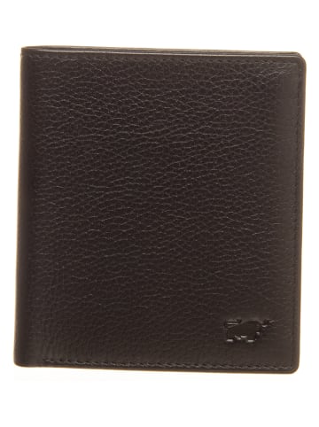 Braun Büffel Leren portemonnee zwart - (B)11 x (H)9 x (D)1 cm