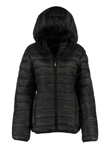 Canadian Peak Doorgestikte jas "Anguila" zwart