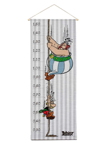 Really Nice Things Dywan ścienny "Asterix & Obelix" w kolorze szarym ze wzorem - 40 x 155 cm