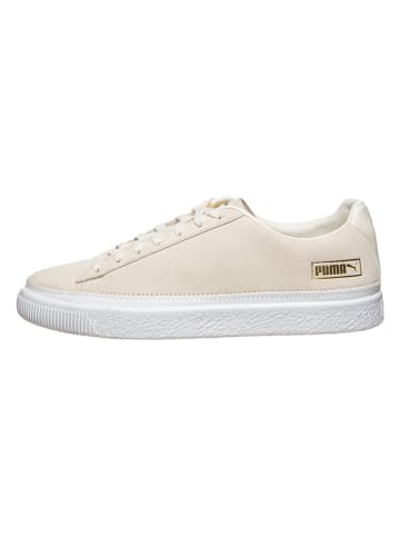 Puma Shoes Leren sneakers "Suede Trim Lace Up" beige